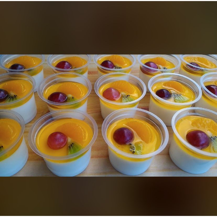 

READY PUDING CUP MURAH RASA BUAH COKLAT STRAWBERRY SESERAHAN DESSERT ANAK ANAK HAMPERS MAKANAN