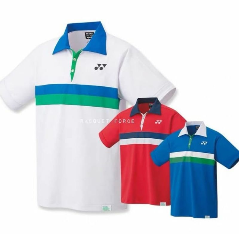 jersey olahraga badminton / tenis yonex casual berkerah