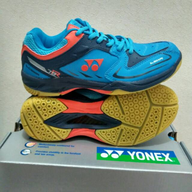 Sepatu Badminton Yonex SRCR 75 Black  100% Original Yonex Sunrise