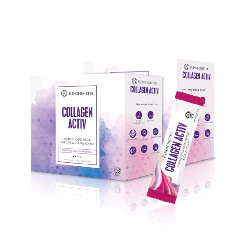 Kinohimitsu Collagen Activ 30000mg isi 30 Sachets