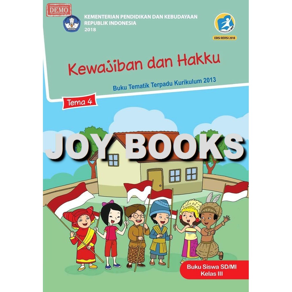 Buku Tematik Sd Kelas 3 Tema 1 2 3 4 5 6 7 8 Kurikulum 2013 Revisi