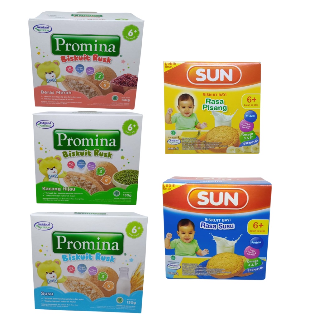 Promina Biskuit Rusk 6+ bulan ke atas 130 Gram