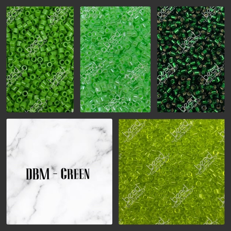 Miyuki Delica Beads DBM 10/0 - Green