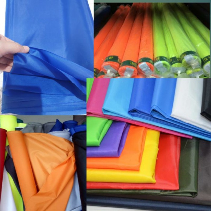 kain parasit meteran anti air waterproof 190T bahan kain parasit.