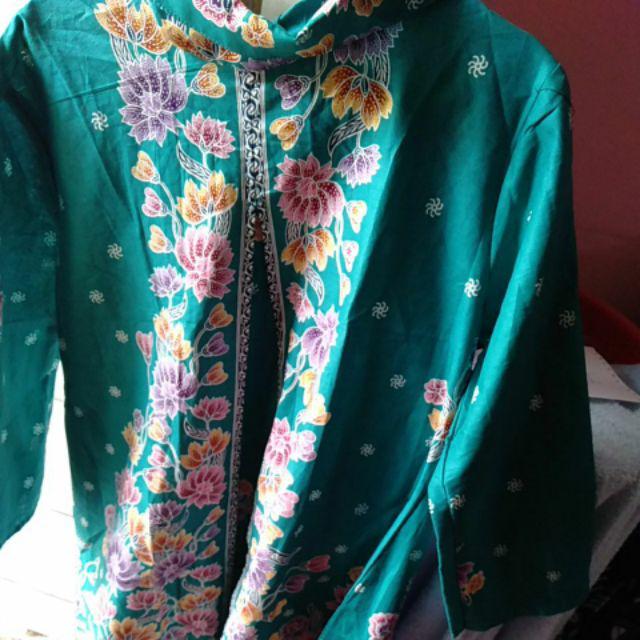 Aserehe Zigzag Tunik Jumbo Batik Mataraman Sogan Camaline Seragam Kantor Kerja Xxl Ld 132