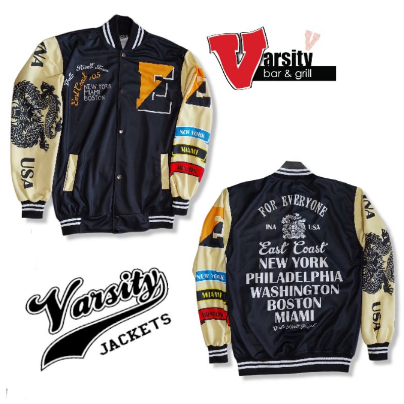 Jaket varsity/Jaket varsity pria wanita