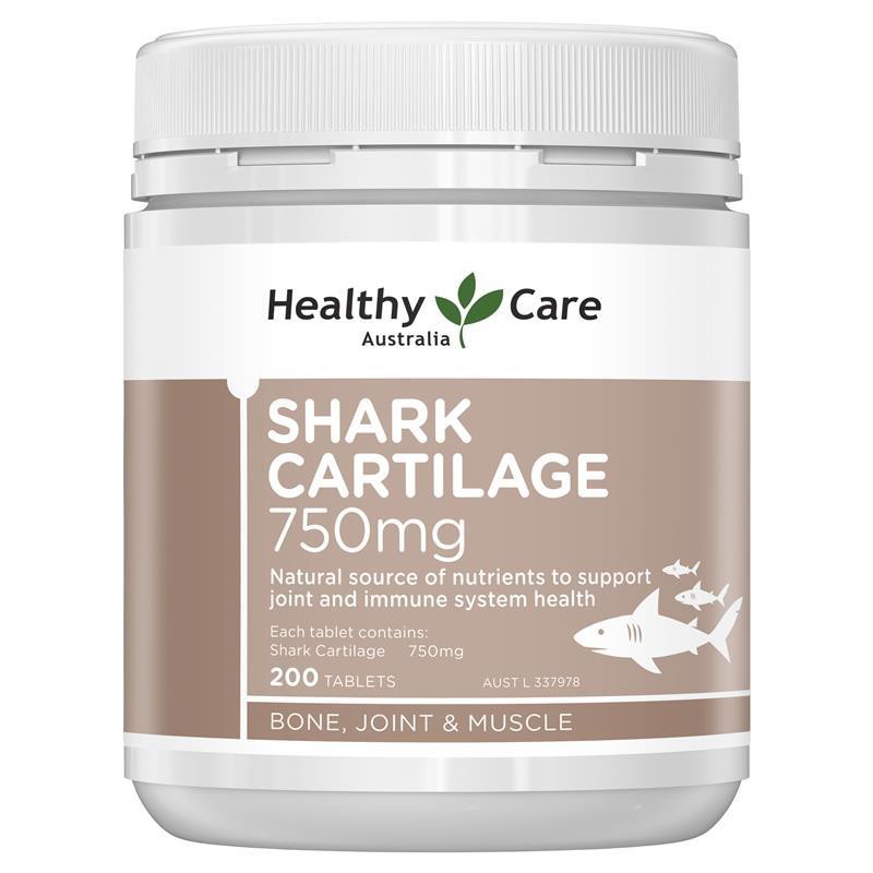 Healthy Care Shark Cartilage 750mg - 200tabs