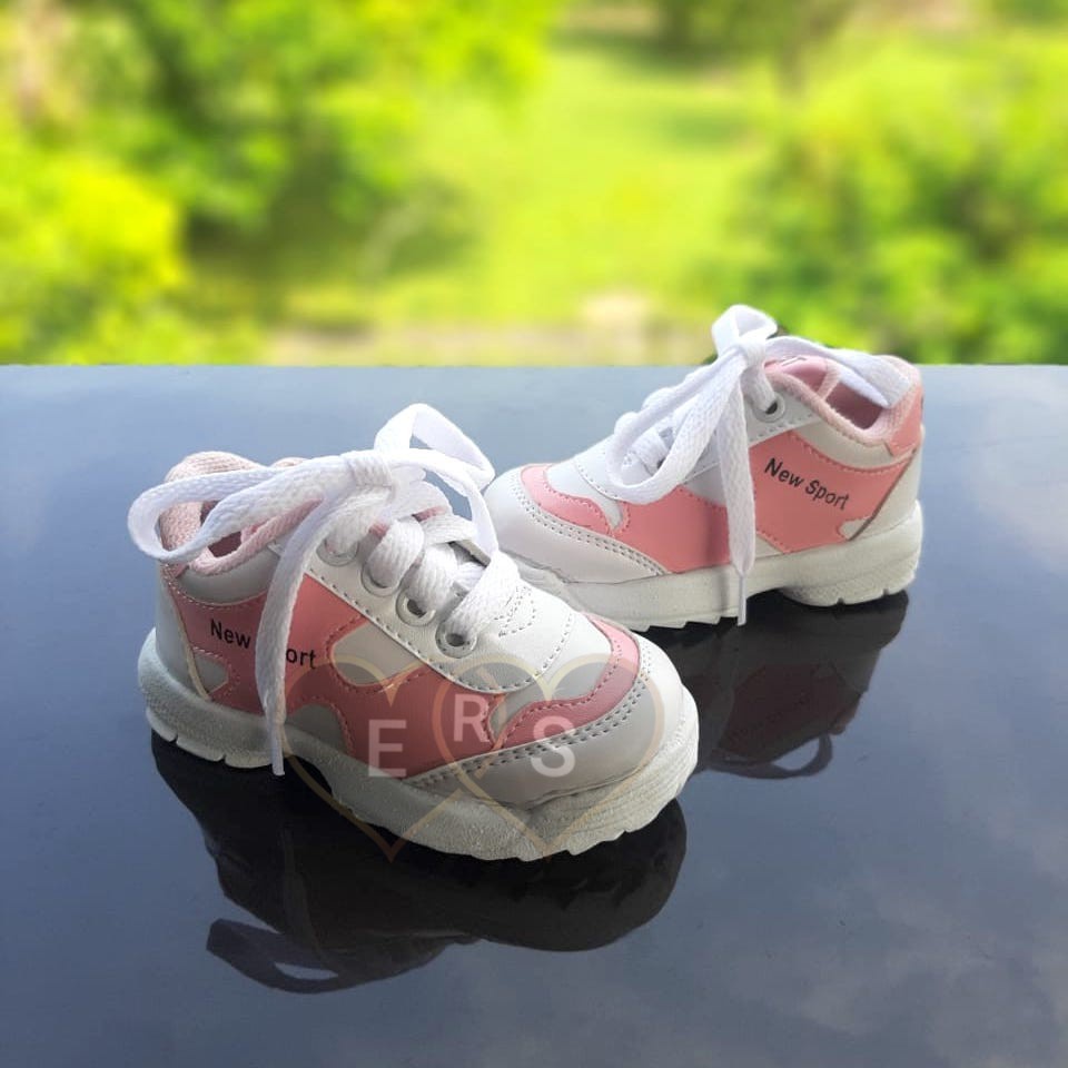 TOKOERS SSL06 Sepatu Sneaker Anak perempuan laki laki Unisex 1 2 3 4 5 6 7 8 9 tahun New Sport