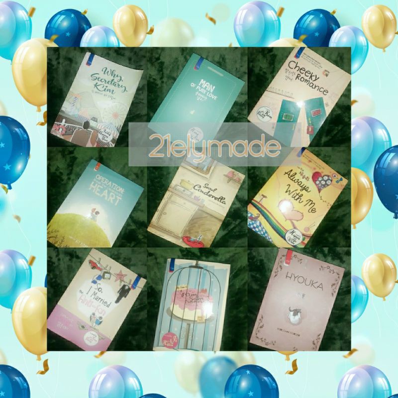 NOVEL KOREA/NOVEL PRELOVED (why secretary kim, hyouka, man of pure love, married my antifan, dll...)