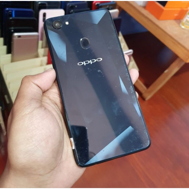 Hp oppo F7 4/64 Blue Second  Murah Bekasi