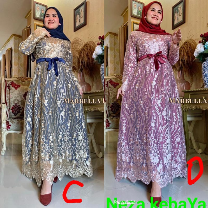 GAMIS MARBELLA DRESS/GAMIS TULLE MEWAH/DRESSS TULLE