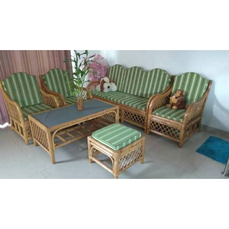 Kursi Tamu dari Rotan 1 set
