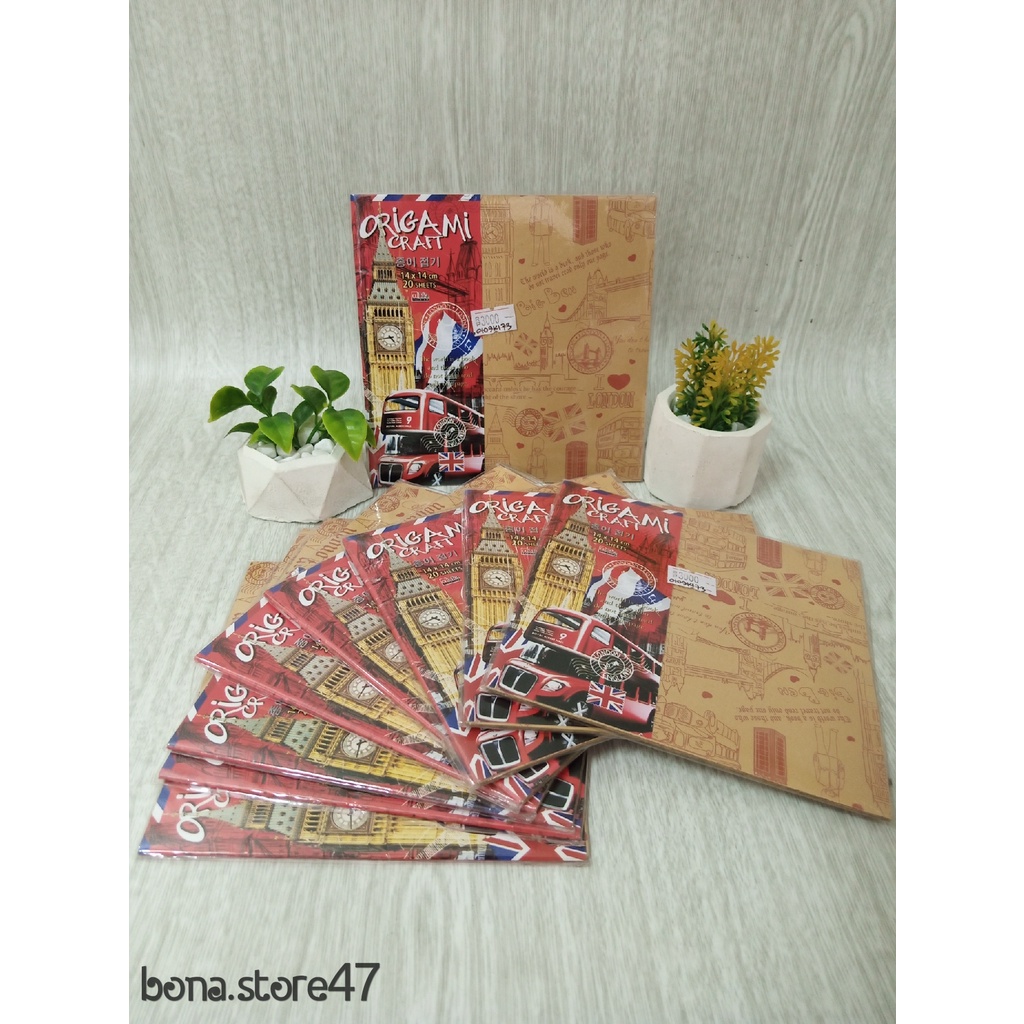 

KERTAS LIPAT VINTAGE COKLAT 2 SISI ISI 20 LEMBAR || KERTAS ORIGAMI VINTAGE || CRAFT PAPER || ORIGAMI KERTAS LIPAT || ORIGAMI PAPER MOTIF ||