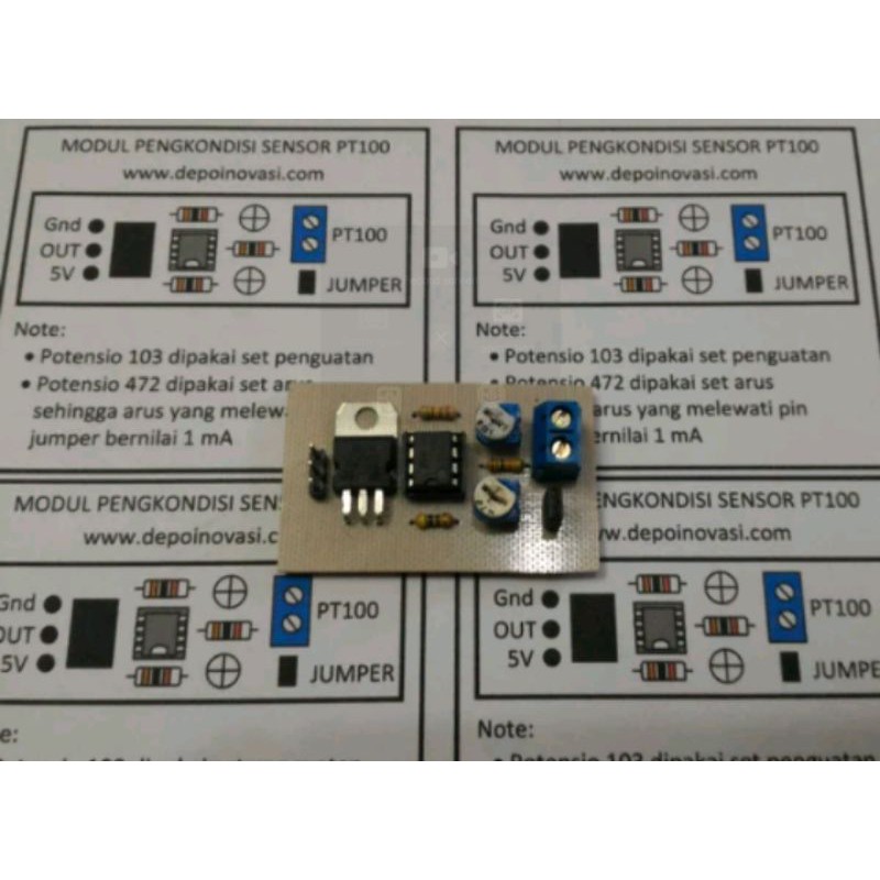 Modul Pengkondisi Sensor PT100