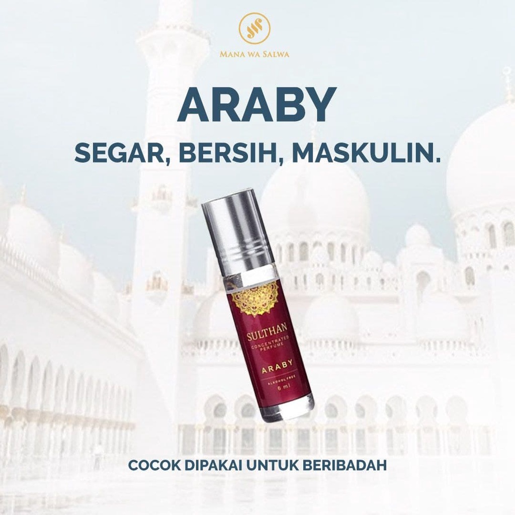 PARFUM ROLL ON UNTUK SOLAT PARFUM MANA WA SALWA ARABY