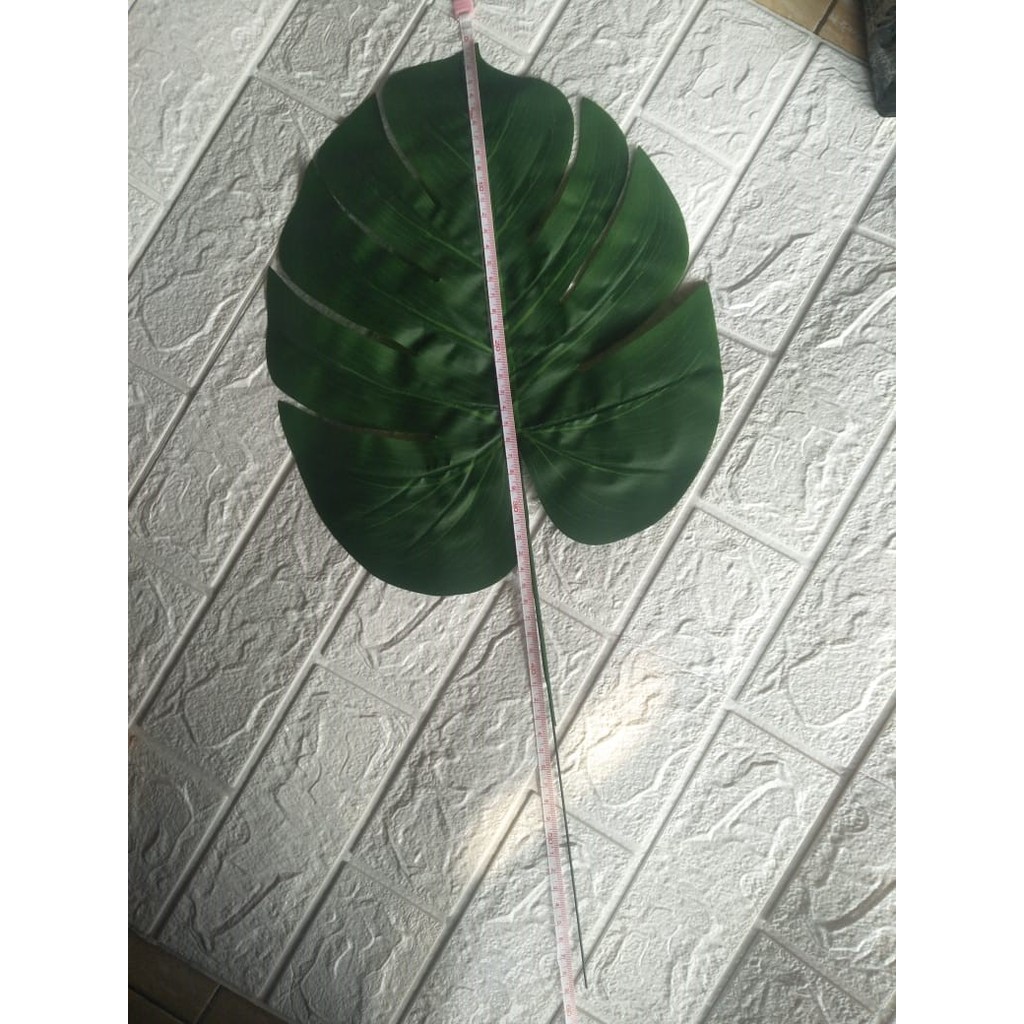 Daun Plastik MONSTERA Artificial Leaf