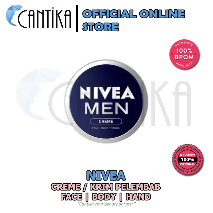 PROMO Nivea Men Creme Tin / Pelembab Wajah Pria