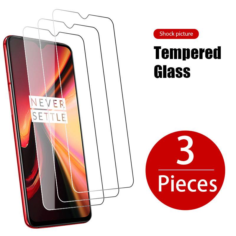 3pcs Pelindung Layar Tempered Glass 9h Untuk Oneplus 7t / 7pro / 7 / 7t Pro / 6t / 6 / 5t / 5 / 8 / 8pro / 9r