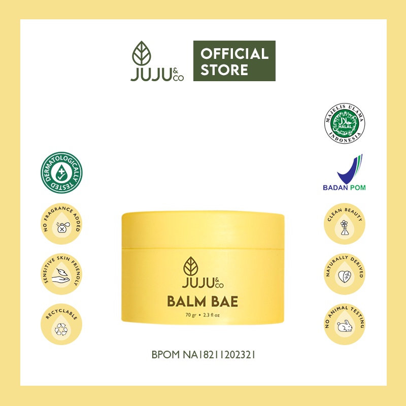 JUJU &amp; CO Balm Bae Cleansing Balm – 70 gr