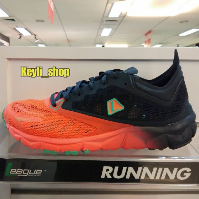 Sepatu League Volans 2.5 W Black Running Shoes Cewe Sneakers Wanita Hitam Original Murah Promo Disko