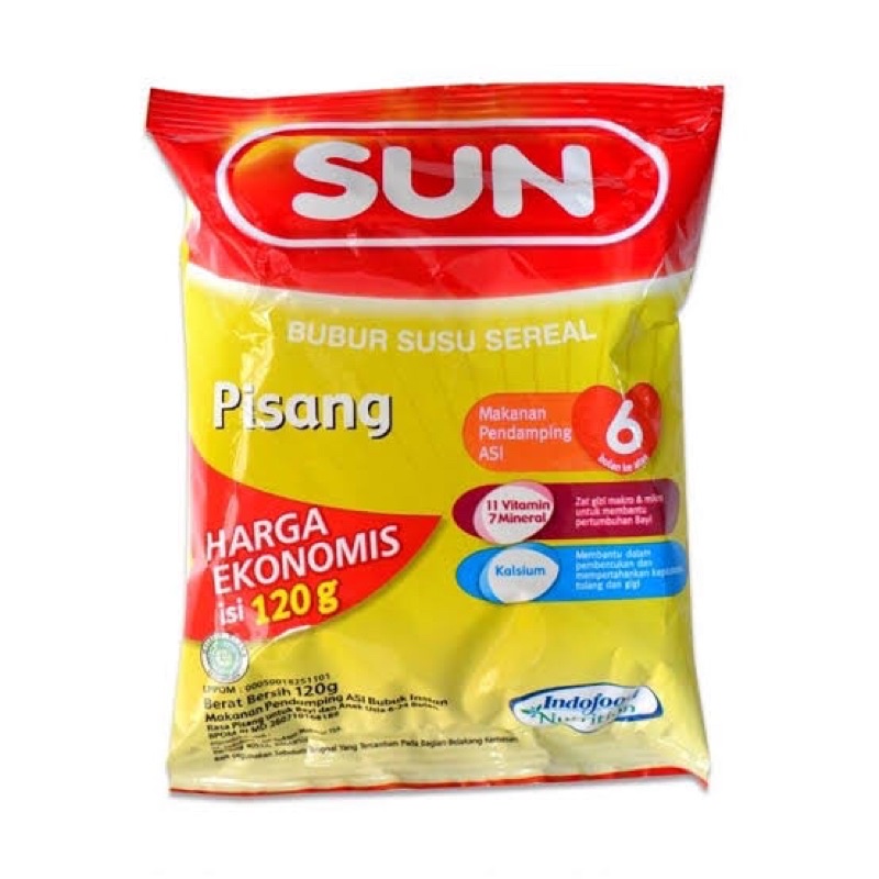 Bubur Sun Ekonomis Pisang 120gr
