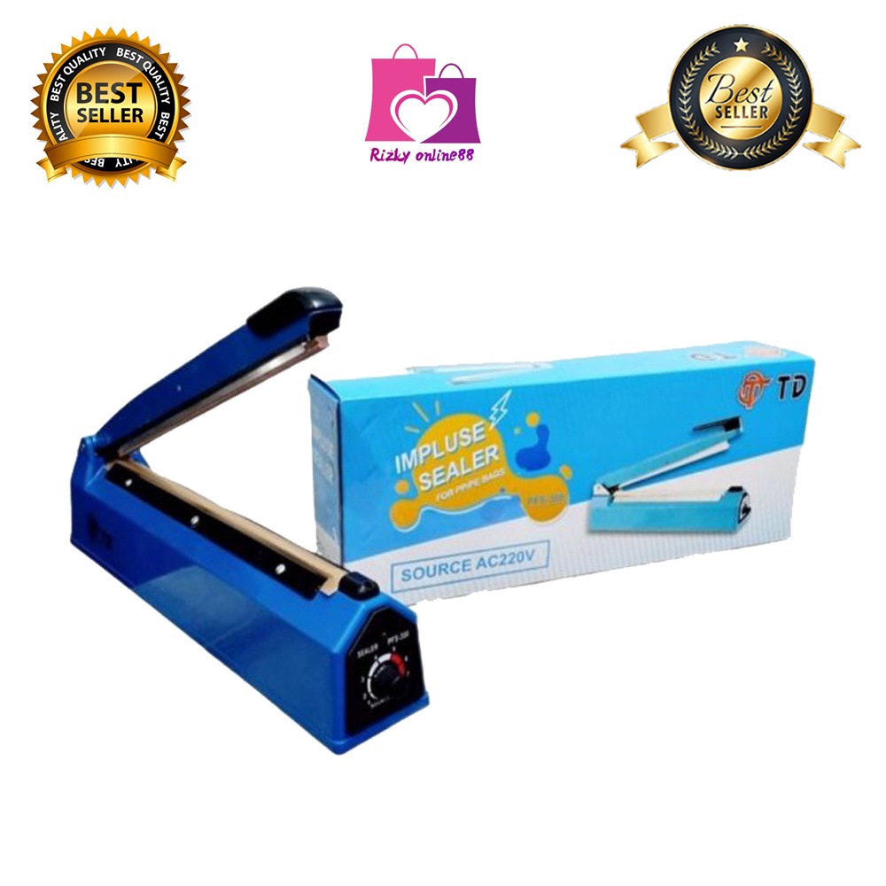 rizkyonline88 impulse sealer alat press perekat plastik 20 CM