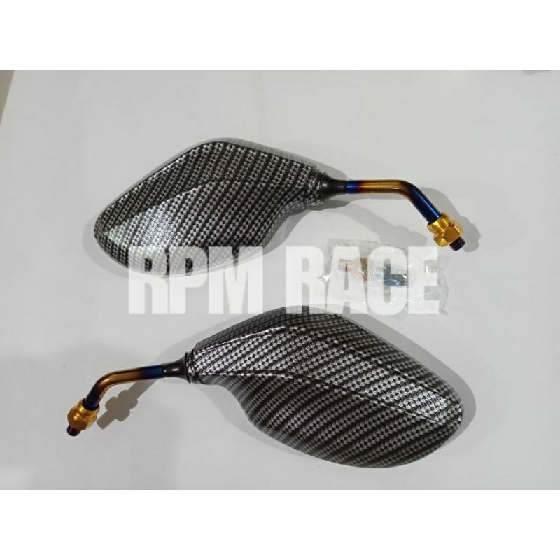 Spion Kaca Spion Two-tone Model Click Carbon VND beat Vario Scoopy Mio Xeon Nmax Pcx Aerox dll