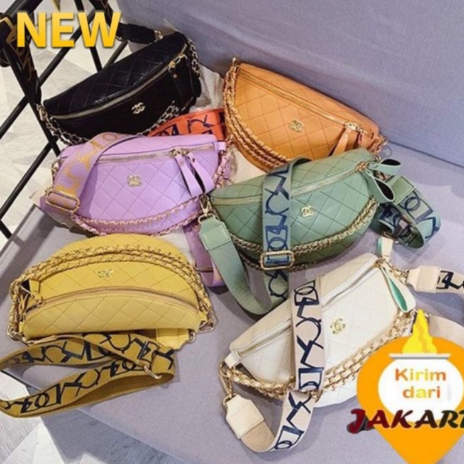 (2PC BISA IKG)GTBI99885063 NEW ARRIVAL !!! TAS PINGGANG IMPORT PREMIUM TERBARU