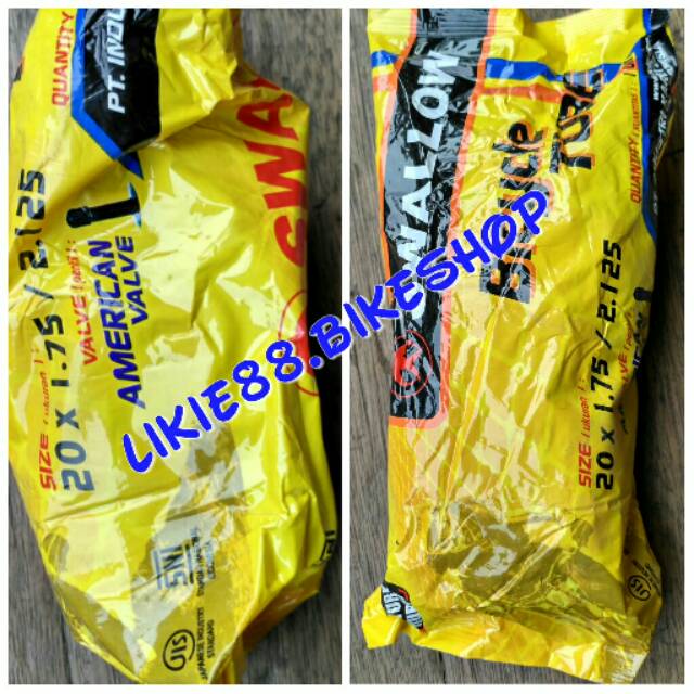 Ban dalam sepeda swallow ukuran 20