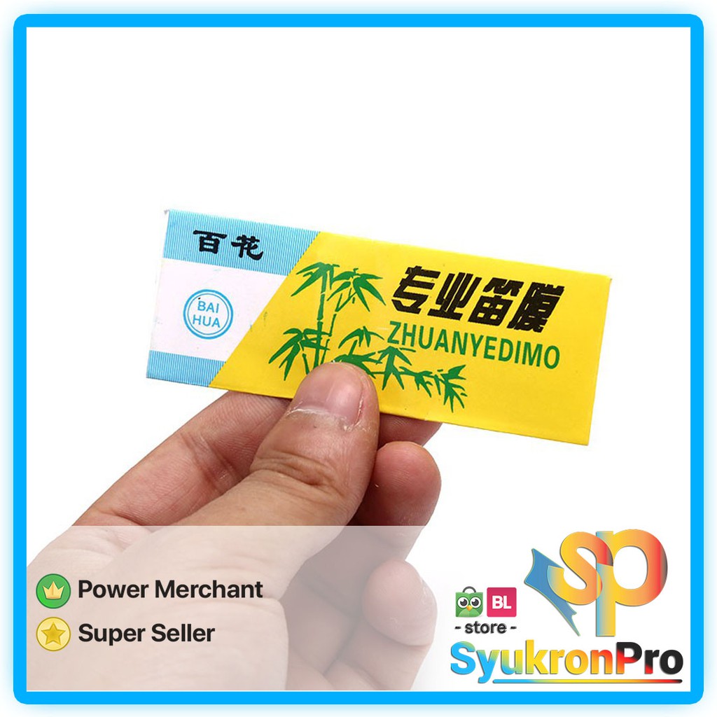 🇮🇩INDO🇮🇩 MEMBRAN SULING SERULING DIMO DIZI FLUTE MEMBRANE CHINA CINA