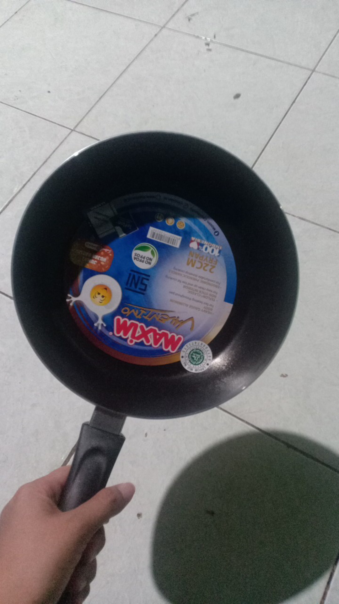 Maxim Valentino Frypan 22cm Wajan Penggorengan Teflon Fry Pan 22 Cm