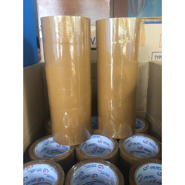 

LAKBAN COKLAT ( 6 PCS ) 90 YARD X 45MM (2INCH) STAR TAPE CLEAR BENING PUTIH Solatip Isolasi Lengket Kualitas Terbaik Termurah #lakban #isolasi #selotip #tapeperekat #pengikatpelengket #lakbanmurah #lakbanopp #lakbankualitasterbaik #perlengkapankantor