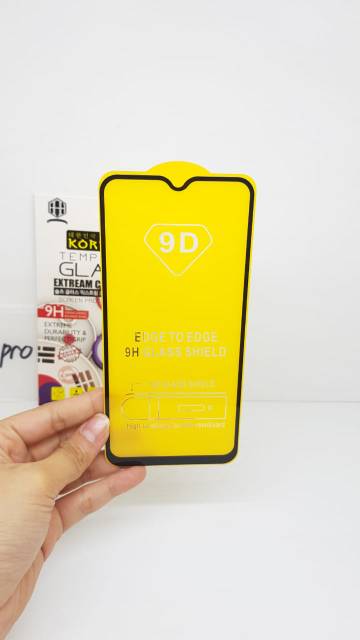 KOREAN Tempered Glass Redmi Note 8 Pro 6.3&quot; FULL SCREEN TG 5D / 9D Xiaomi Redmi Note 8 FULL GLUE