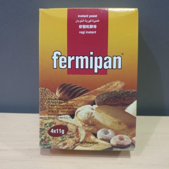 

Fermipan Sachet 4 x 11 Gr / Box TERLARIS TERPERCAYA ORIGINAL