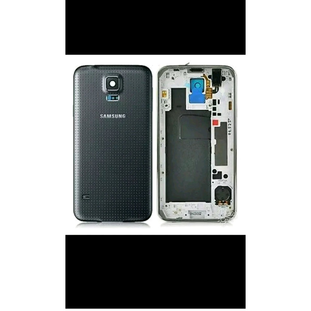 Casing Kesing Housing Fullset Samsung S5 sm G900H I9600 Original