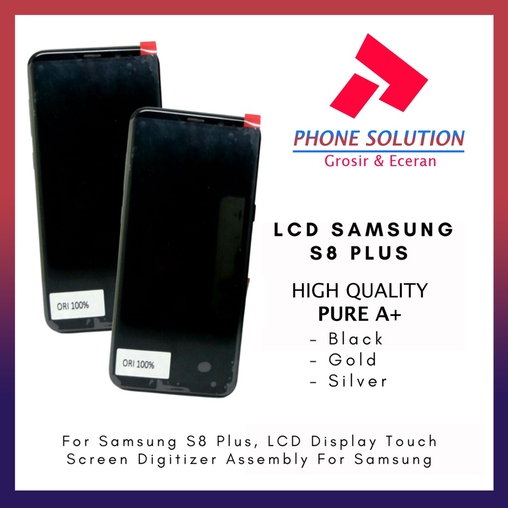 LCD Samsung S8 Plus Include Frame Fullset Touchscreen // Supplier LCD Samsung - Garansi 1 Bulan