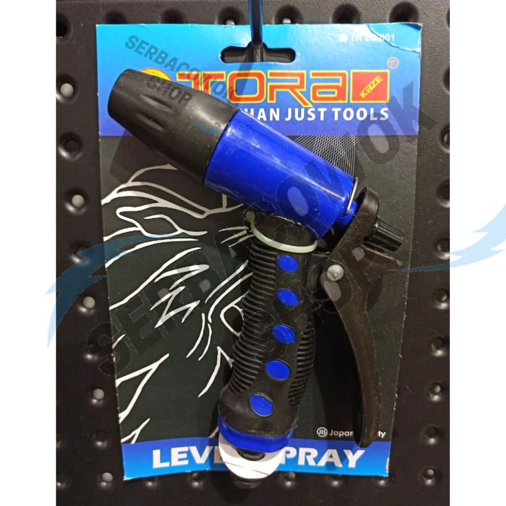 Tora Semprotan Air Hoze Nozzle 1 Posisi Semprot Taman Mobil Motor Lever Spray Termurah Berkualitas