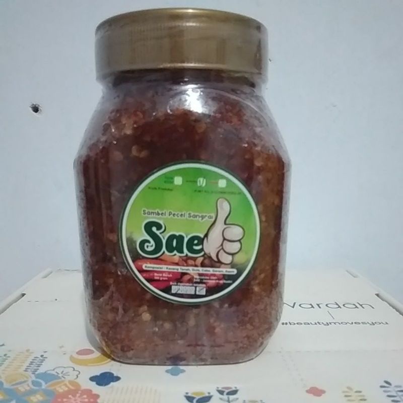 

Sambel Pecel Sangrai Khas Kediri "Sae" 500 gr
