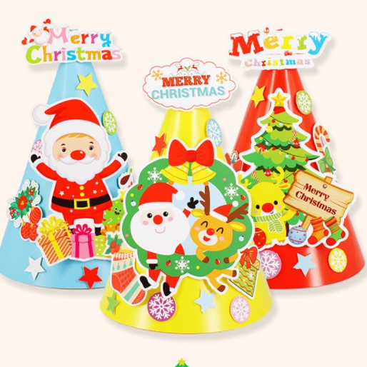 [ORGM] *NATAL*Mainan Edukasi DIY Topi Natal XMAS