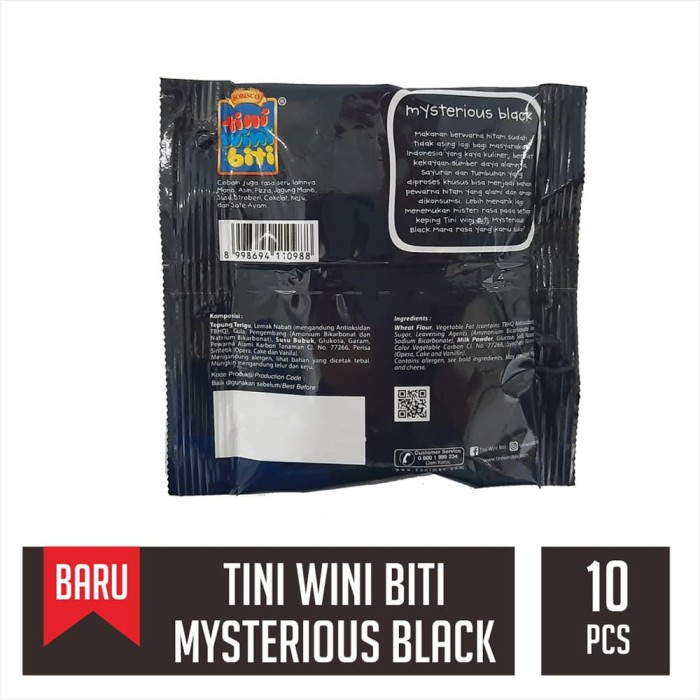 

Wafer-Biskuit- Tini Wini Biti Mysterious Black - 10 Sachet -Biskuit-Wafer.