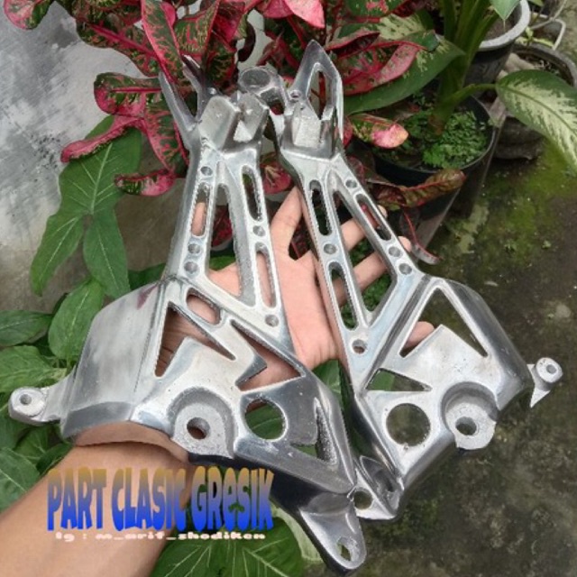 Footstep bostep Megapro postep Megapro Primus repro modif transformer lubang Motor Sepeda