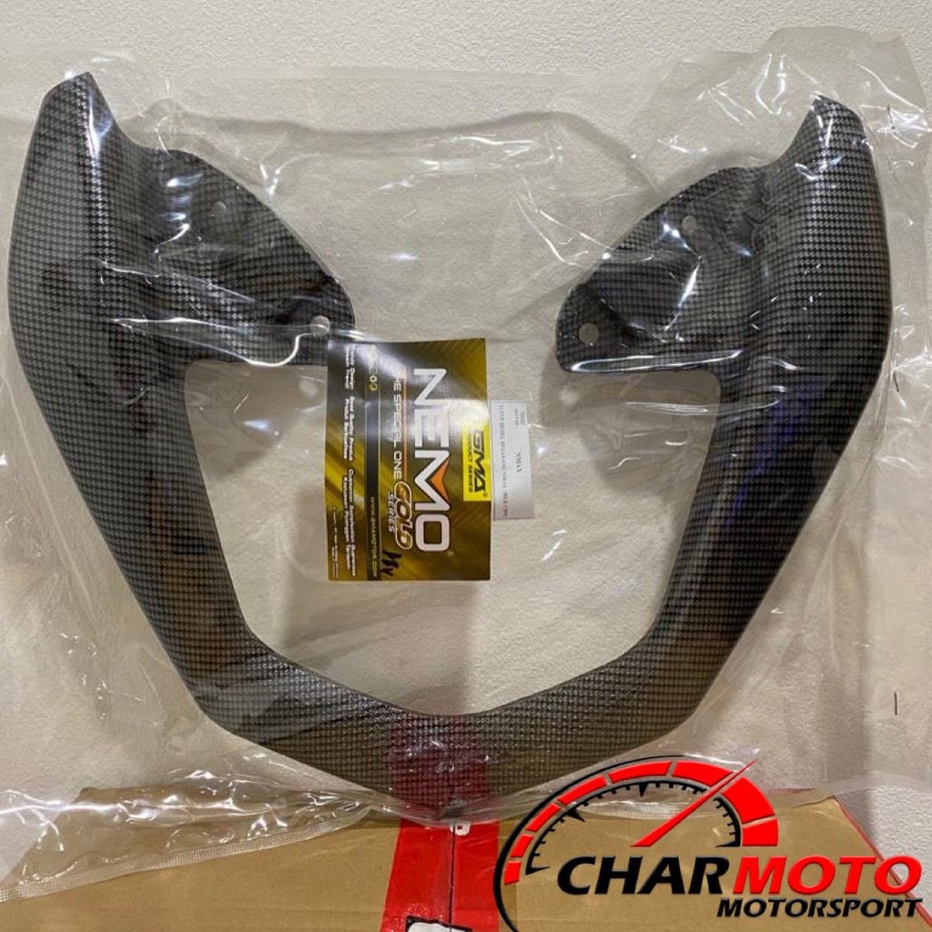 Tutup Behel Tanduk Karbon  / Cover Behel Tanduk Yamaha Nmax 155 Old 2014-2019 Carbon Nemo PNP - Charmoto