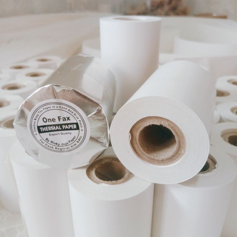 

Kertas Struk Thermal Paper Roll Edc Printer mini Bluetooth 58x40mm