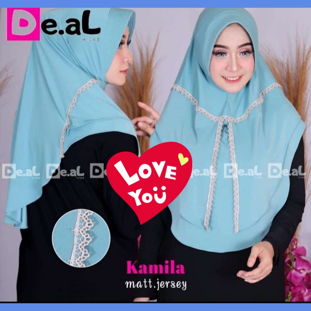 HIJAB KAMILA DE.AL JERSEY HIJAB INSTAN