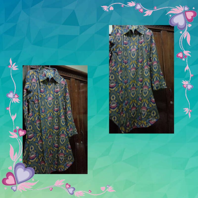terusan baju batik