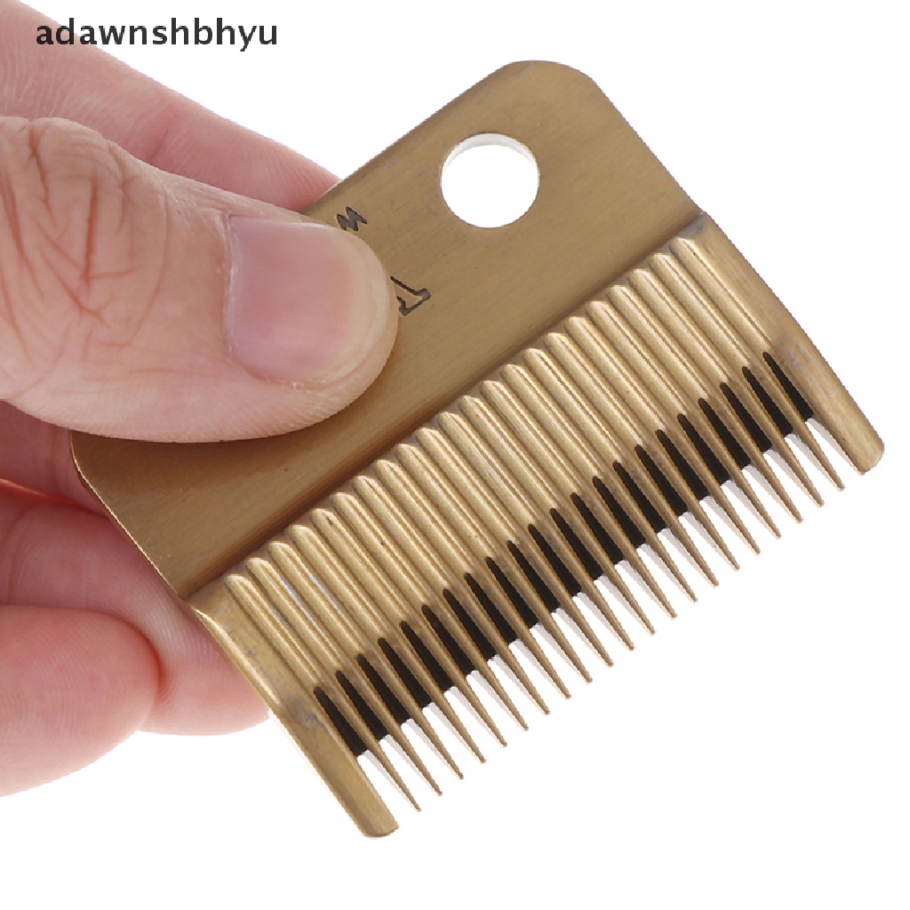 Adawnshbhyu 1Set Hair Clipper Blade Golden Dengan Pisau Keramik Untuk Clipper Tanpa Kabel