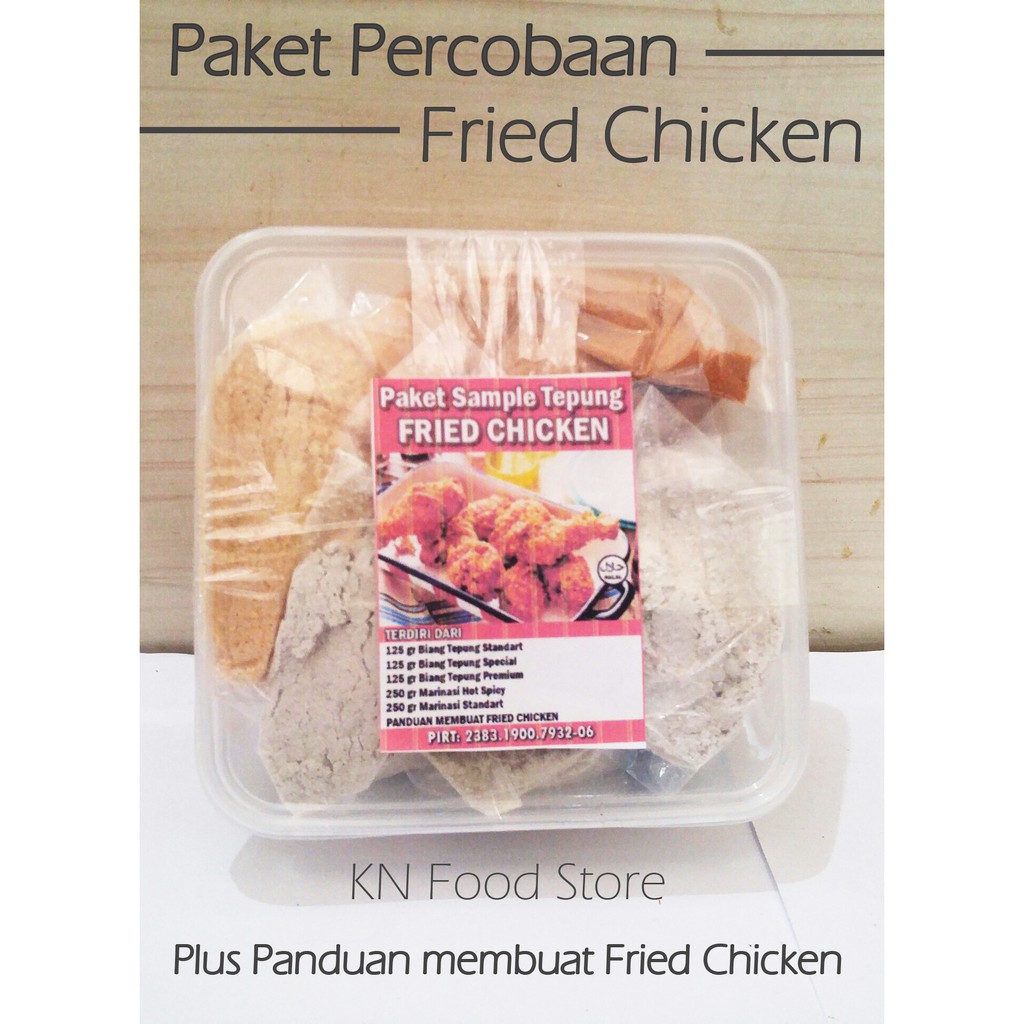 

Tepung Bumbu Percobaan Fried Chicken-Bumbu Ayam Goreng-GOJEK ONLY