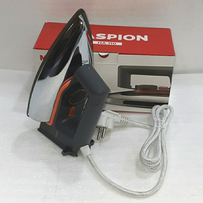 SETRIKA MASPION HA-110 ELECTRIC IRON / Setrika Anti Lengket Maspion Ori