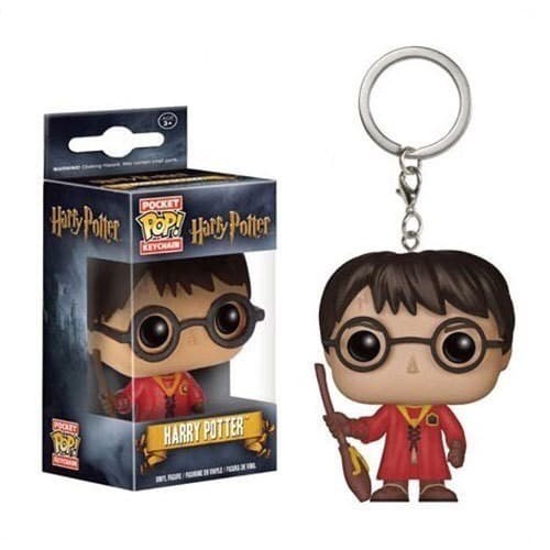 POCKET POP KEYCHAIN HARRY POTTER HARRY QUIDDITCH FUNKO KEYCHAIN