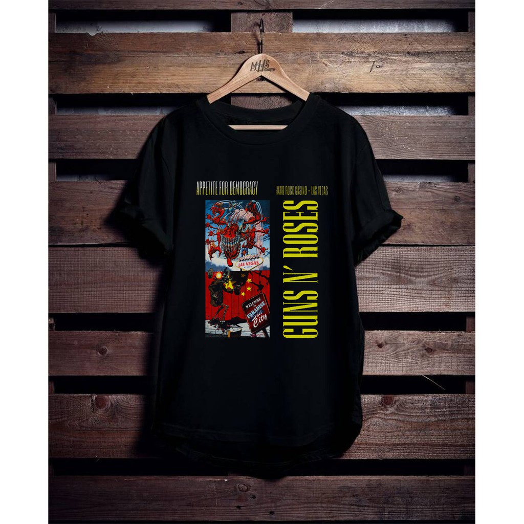 KAOS BAND GUNS N ROSES TSHIRT ORIGINAL GILDAN SOFTSTYLE GNR 6